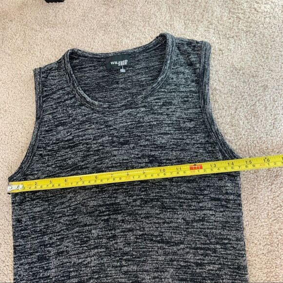Aritzia Wilfred Bruni Dress Heather Black Sz S - Picture 10 of 11